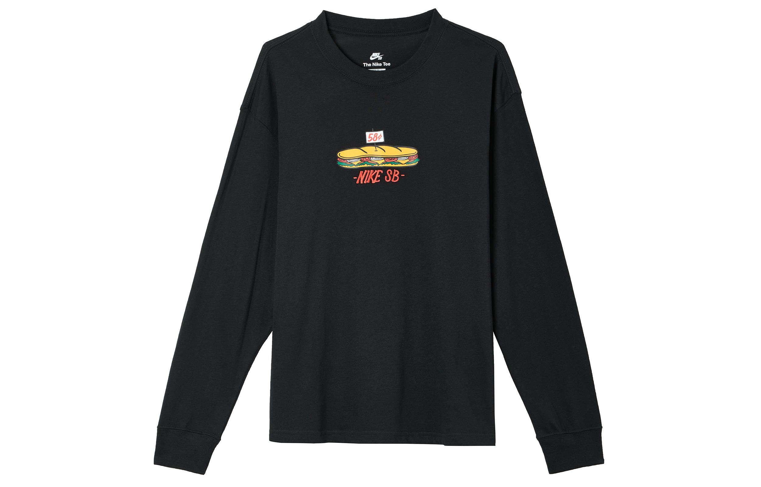 Nike SB T Shirts Men s Black Crew Neck HJ0807-010 L