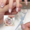 Hollow Ring Strong Cat Eye Magnet for Nail Art Beginners Powerful Black Hole Effect Suction Tool 3D Gel Polish Accessory