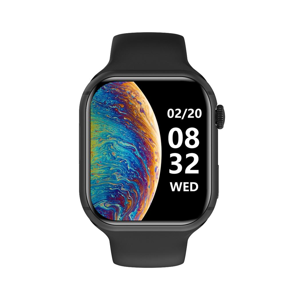 Rainbuvvy DM60 Touchscreen Smartwatch 1.96 Zoll Runder Bildschirm Quad-Core 4GB RAM 64GB ROM 320x385 Bluetooth 4.2 WIFI 800mAh IP67 Wasserdicht Android Uhr