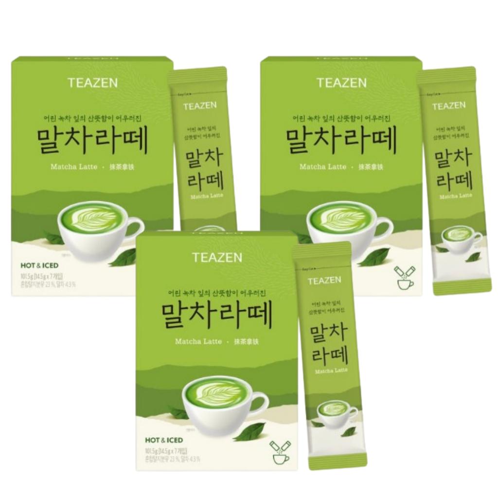 Teazen Matcha Latte 7 Stück