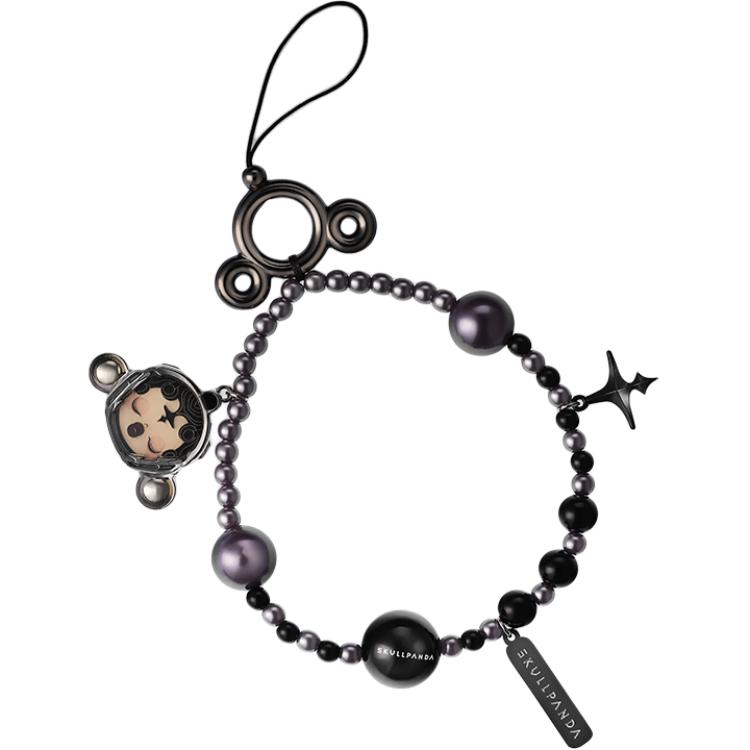 New POP MART Skullpanda Sound Collection Cell Phone Chain Mystery Boxes Single Blind Box/whole Box 9 Pcs PPMT-2406-0099