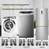 Universal Washing Machine & Refrigerator Stand with Stainless Steel Wheels