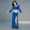 New Belly Dance Dress Set Oriental Indian Mesh Performance Outfit
