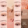 VDL Eyeshine Color Mode Palette 01 Peach Orange Color That Creates a Sweet and Sour Eyeshadow Palette Yete Brevet Glitter Matte (Coral Mood) Lamé