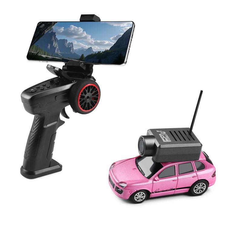 1 Set 1:64 Scale 4Wd Hd Camera First Person View 2.4G Remote Control With A Gyroscope Racing Toys Mini Fpv App Control Car