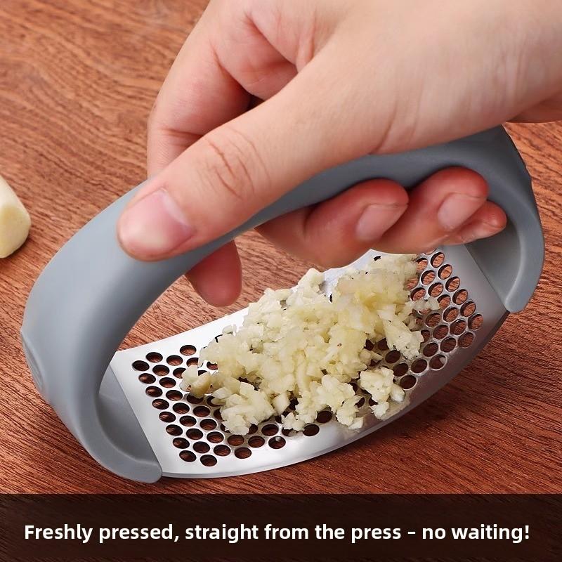 Новая ручная круглая давилка для чеснока, ручная давилка для чеснока, бытовой кухонный инструмент для чеснока