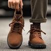 Fashion New autumn and winter fashion men's boots Retro high-quality luxury Office or business work Outdoor street Trendy shoes