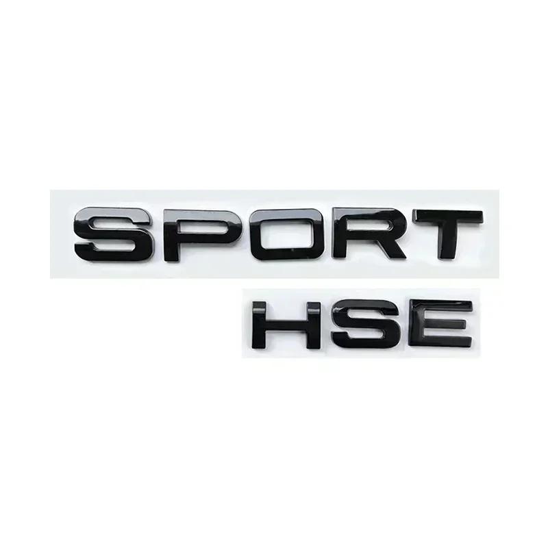 Car 3D chrome plated logo letter front hood sports badge For Land Rover RANGE ROVER ABS Sport HSE sticker decorative accessories BQ9
