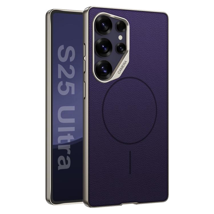 GKK Large Camera Hole Metal Paint Skin Feel Vegan Leather Magnetic Phone Case
