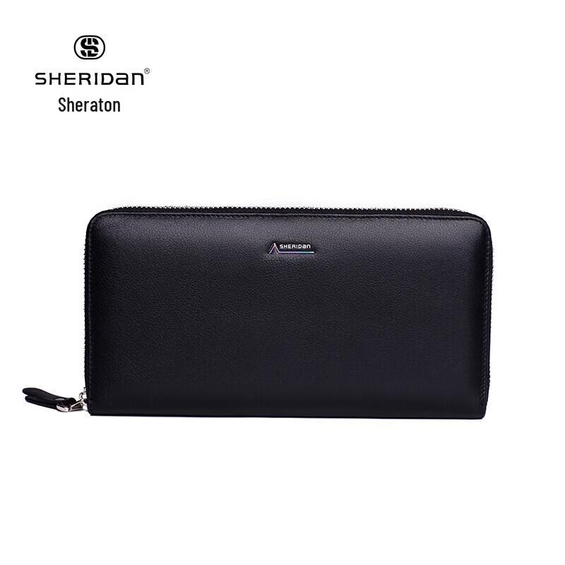 Мужская кожаная деловая сумка-клатч Sheraton Small