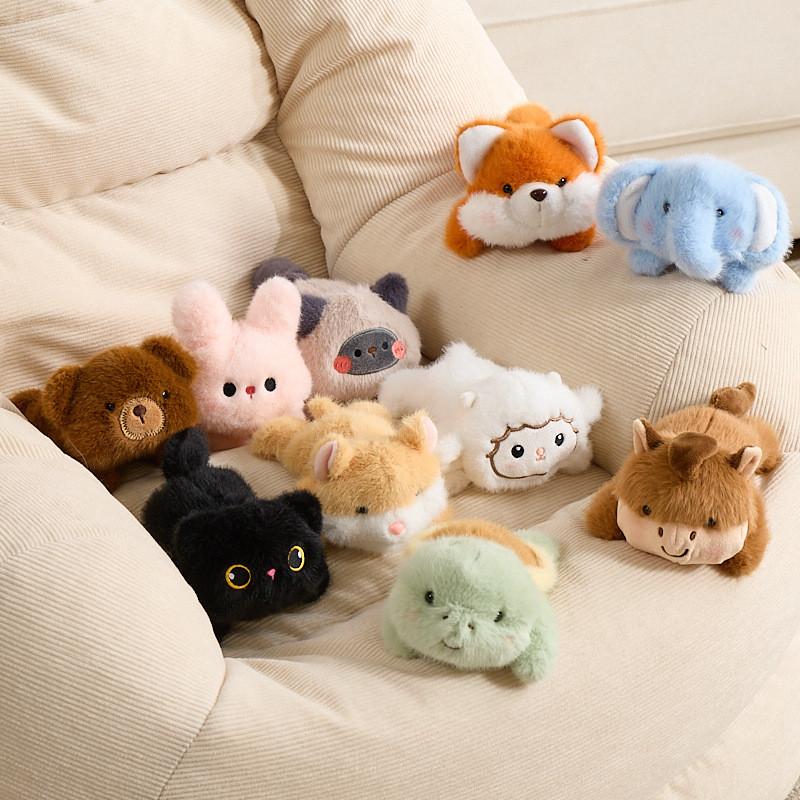 Marine And Food Series Cartoon Plush Refrigerator Magnets With Polyester Filling For Kids And Baby Room Decor