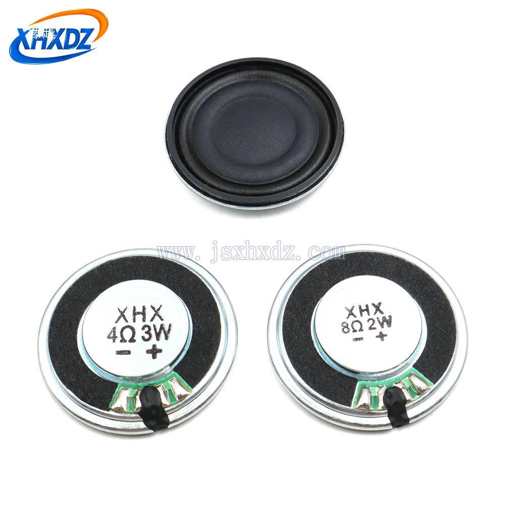 20-40MM 4R 3W 8 Ohm 2W Iron Shell Loudspeaker with Plastic Inner Magnet and Composite Membrane.