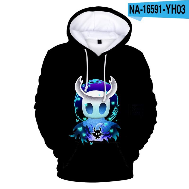 Hollow Knight Hoodies 2025 Vintage Merch Hoodie Men and Women Hip-hop Sports Pullover Sweatshirt