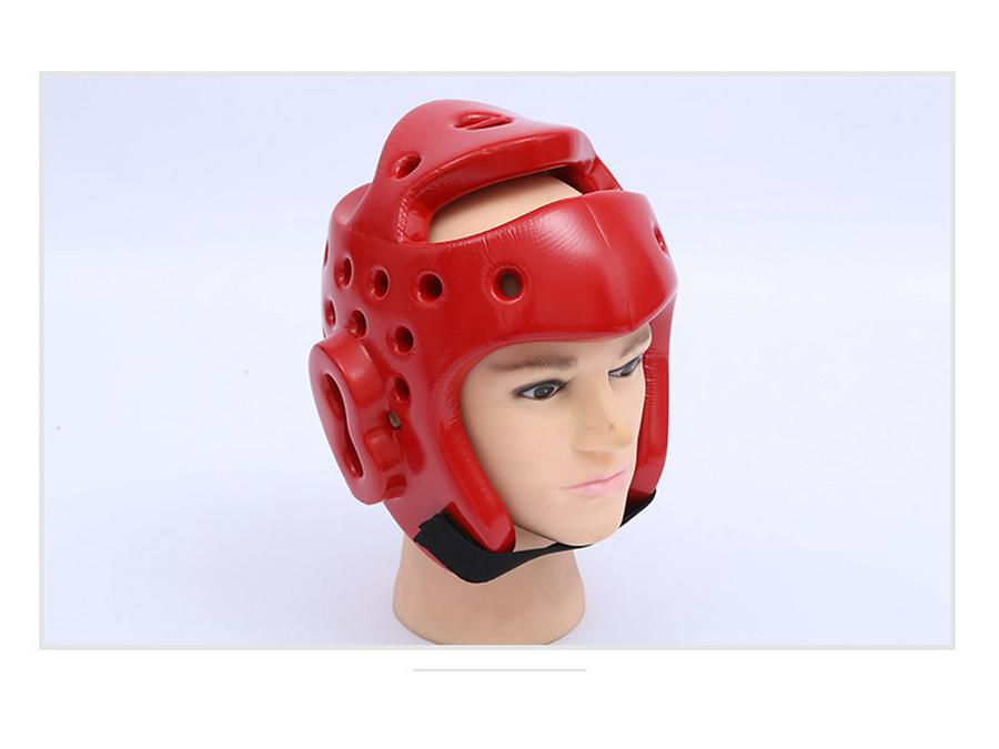 

Детская экипировка для бокса и тхэквондо: Шлем, Перчатки без пальцев, Защита стопы для безопасности на тренировках S (125-140cm) красный