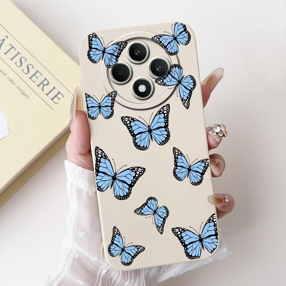 For OPPO Reno 12F 5G Case 2024 Fashion Pretty Girls Soft Liquid Silicone Shockproof Cover For OPPO Reno12 F 4G Reno 12 FS Bumper