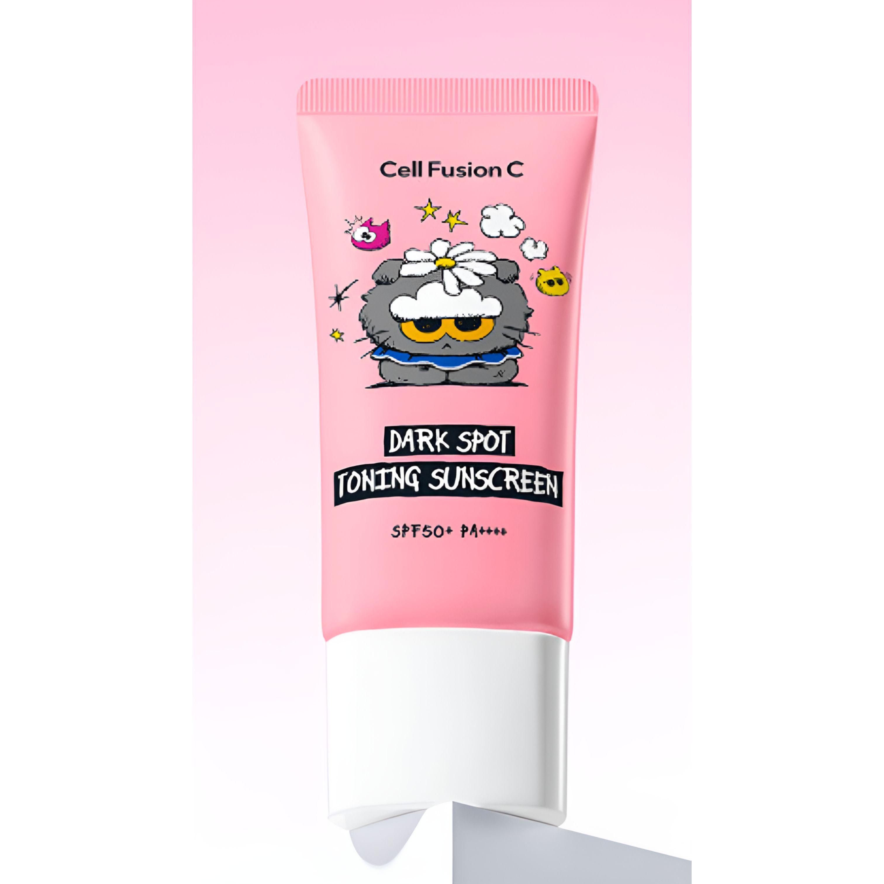 

[Cell Fusion C X Joe & Friends] Sunscreen 35ml SPF50+ PA++++ 02 Toning Sunscreen (Brightening & Glow)