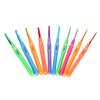 10Pcs Crochet Hooks Colorful Plastic Knitting Needles Kits Weaving Tools for DIY Socks Heats