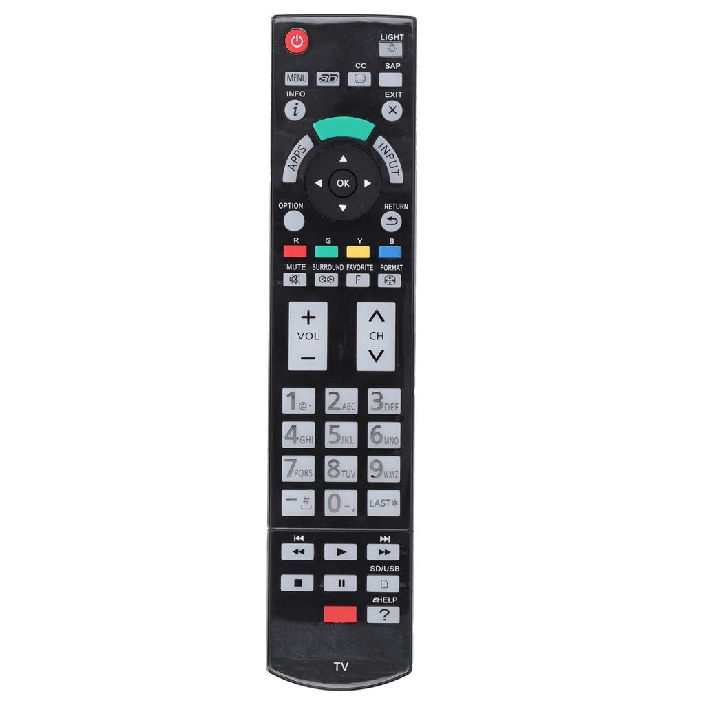 TV Remote Control for N2QAYB000862 TCP60ZT60 TCP65ZT60 TCP55VT60 TCP60VT60 TCP65VT60