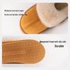 Women's Fleece-Lined Thick-Soled Cotton Slippers - Non-Slip, Warm, Soft-Soled for Autumn/Winter 2025