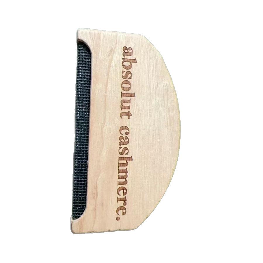 Beechwood Cashmere Sweater Lint Trimmer - Wooden Pilling Remover for Woolen Clothes