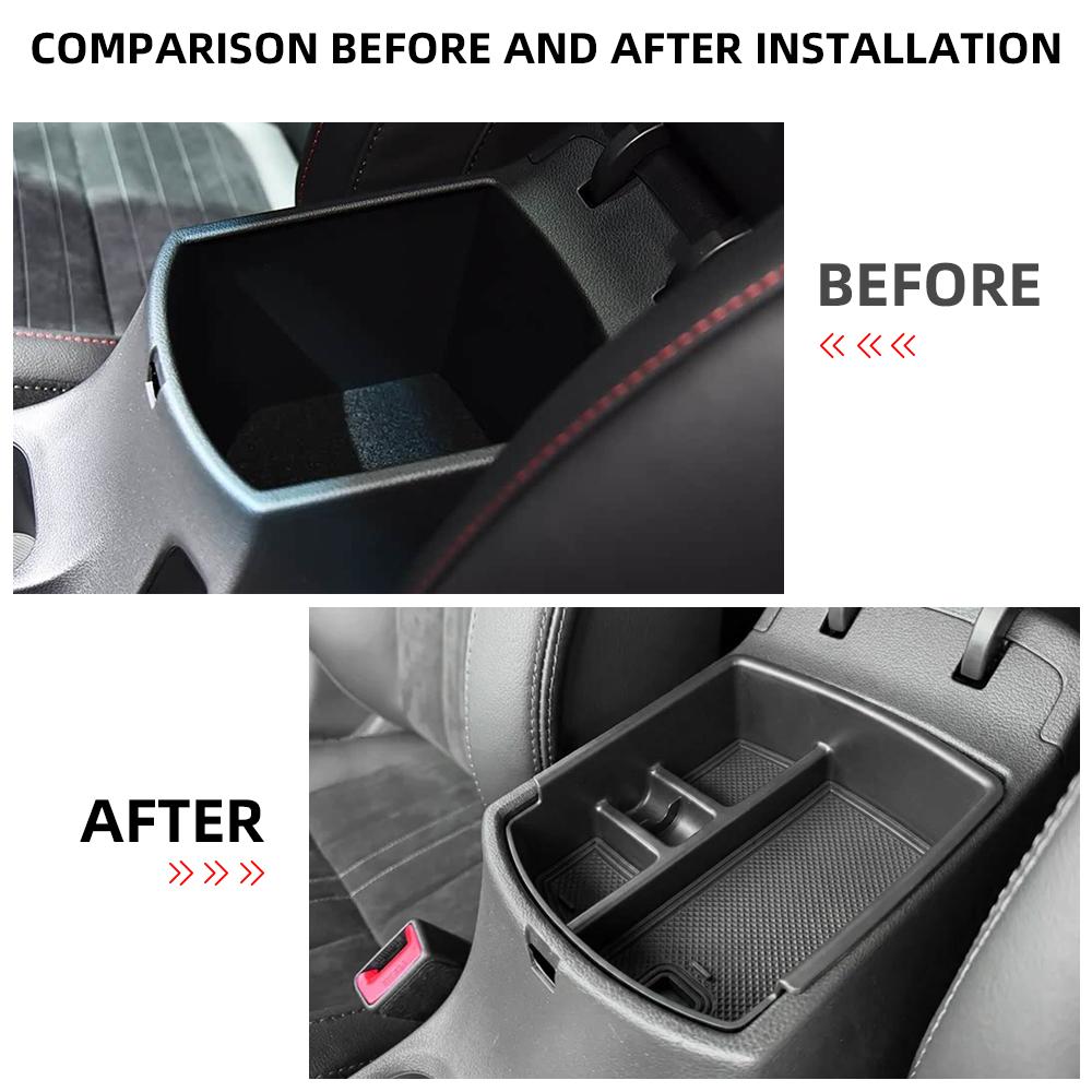 For Hyundai I30 I30 N 2025 - 2025 RHD Armrest Storage Box Tray Plate Center Console Container Holder Organizer Car Accessories