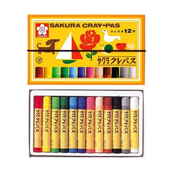 Sakura Crepas Crepas 12 colors with rubber band LP12R