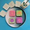 180g Stampini per Dolci a Forma di Fiore Torte Lunari Stampini per Torte Lunari Taglierini Pressione Manuale Materiale Plastico Accessori per la Cottura