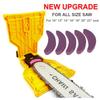 Chainsaw Teeth Sharpener Sharpens Saw Chain Sharpening Tool System Abrasive Tools Easy Sharp Fast Grinding for 14-20"
