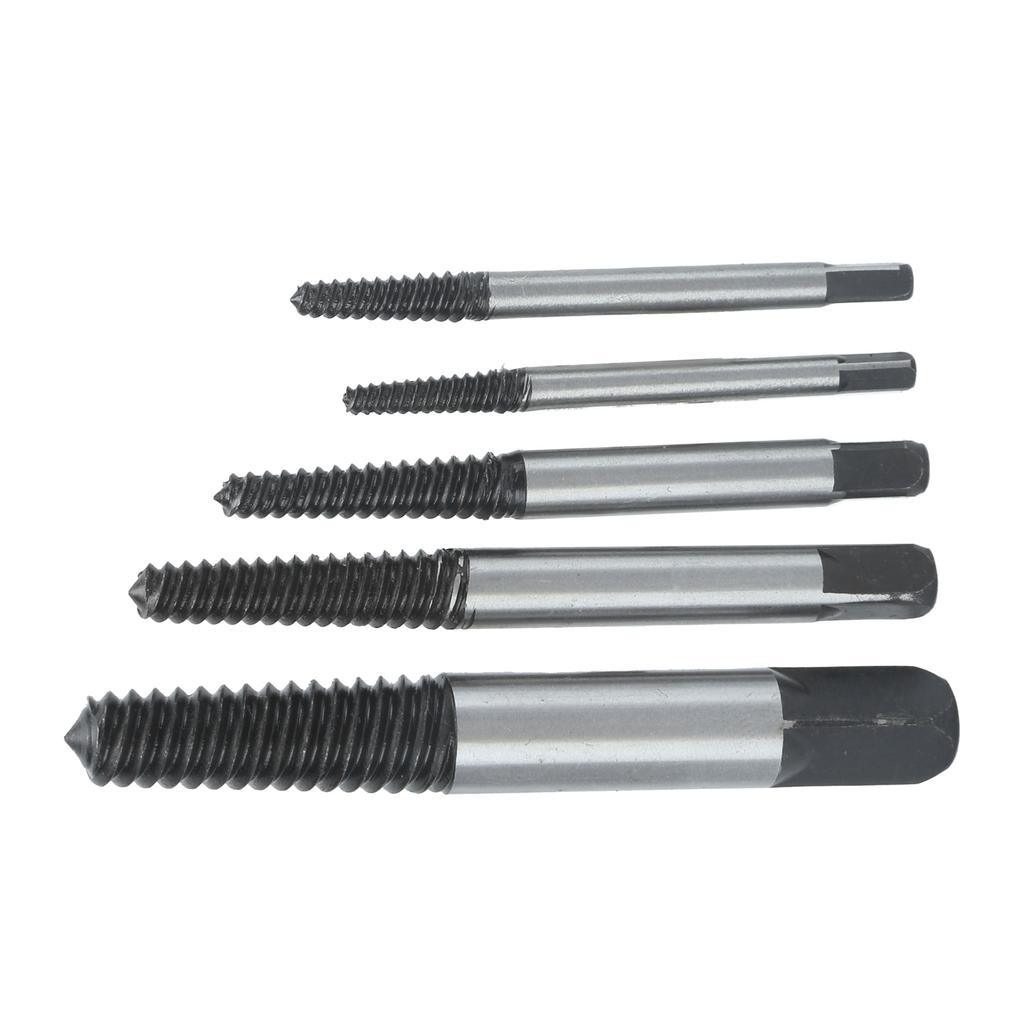 5Pcs Damaged Screw Remover Extractor Drill Bits Set for Broken Bolts Stripped Threads
