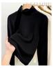 Women's 2025 Warm High-Neck Base Layer Top, Thickened Silk with Lambswool Lining