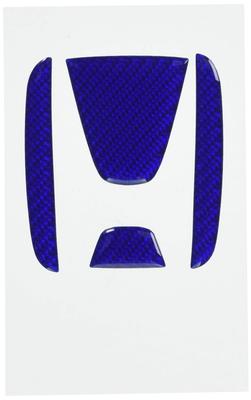 HASEPRO Magical Carbon NEO Rear Emblem for Honda Fit GK3-6 (Blue) NEH-12B