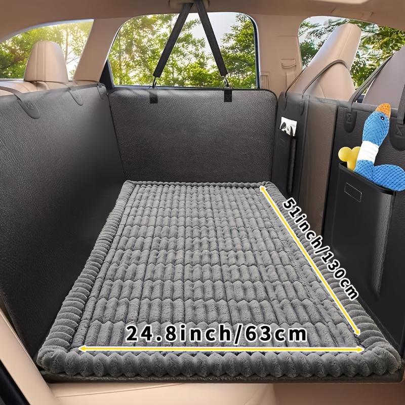

Heavy-Duty Dog Car Mat, Anti-Slip & Anti-Bite. Hard Bottom, Easy Clean. Universal Fit for Cars. Durable Travel Protector! світло-сірого кольору