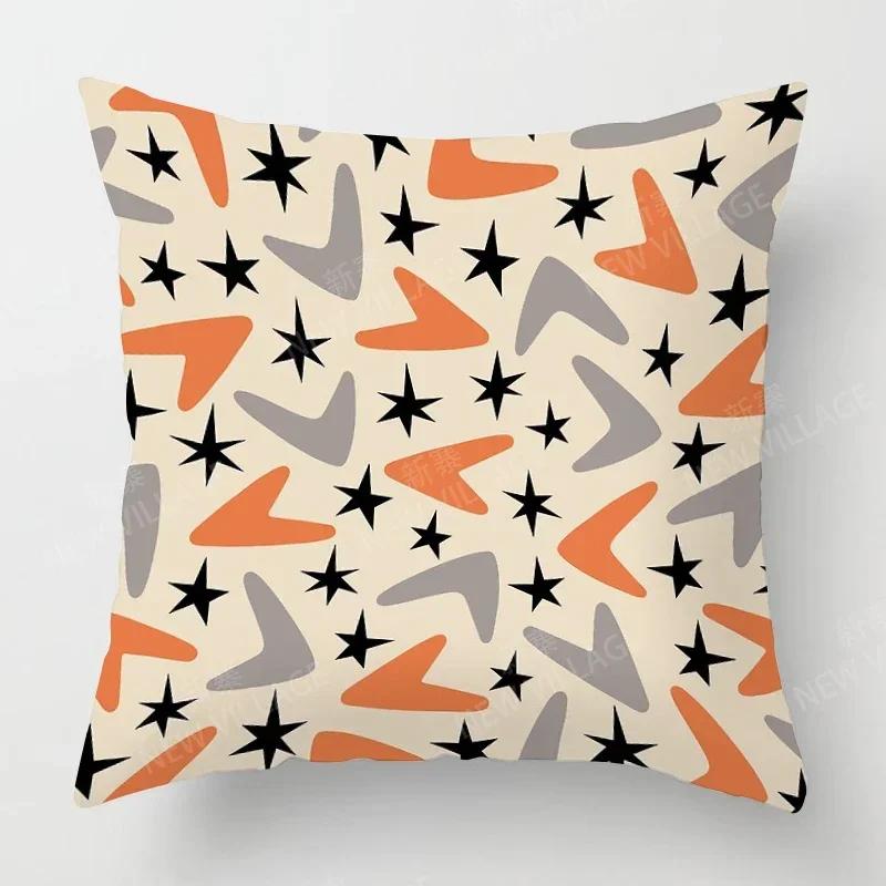 Nordic Fall Home Decor Autumn Throw Pillow Case Sofa Cushion Cover Modern   Geometry