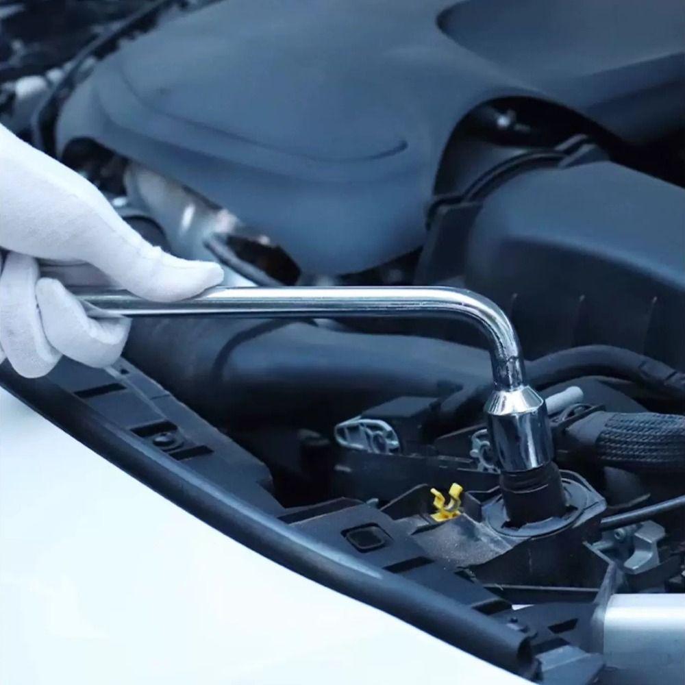 Hexagonal Head Lug Wrench L Type Socket Lug Wrench Standard Tool Tire Wrench Car Repair