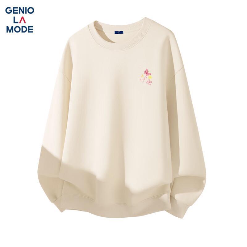 GENIOLAMODE Men's Casual Crew Neck Long Sleeve Sweatshirt