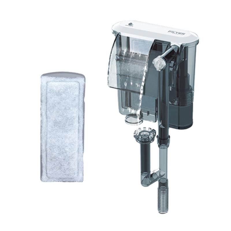 Adjustable Aquarium Filtration System for Quiet Settings In Fish Tanks Adjustable Flow, Suitable for Home Office Use