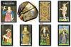 Tarot Cards Fortune Telling Golden Visconti Tarot Arcana Box Japanese booklet included (Major only/Hard Edition) "Pocket Manual"