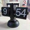 European Retro Mechanical Flip Clock - Desktop Ornament for Living Room