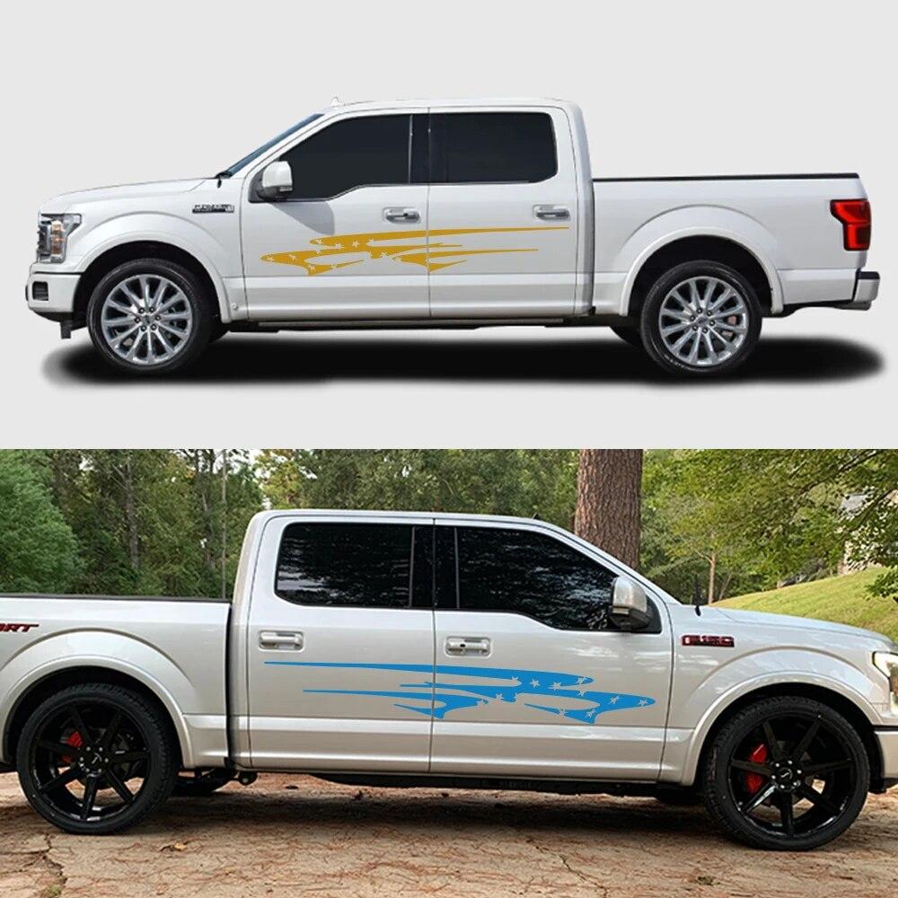 Car Universal Sticker For Ford F150 Ranger Chevrolet Silverado Toyota Hilux Maxus T60 GWM Cannon Isuzu Dmax Pickup Decal Decal