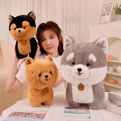 25 /35cm Super Cute Corgi Dog Plush Toys Stuffed Soft Animal Dog Dolls Pillow For Children Kids Birthday Xmas Gift Brinquedos