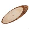 1 Piece Tree Oval Wood Log Slice For