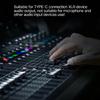 Professional TypeC Male to XL Cable Exceptional Sound Clarities for Laptops