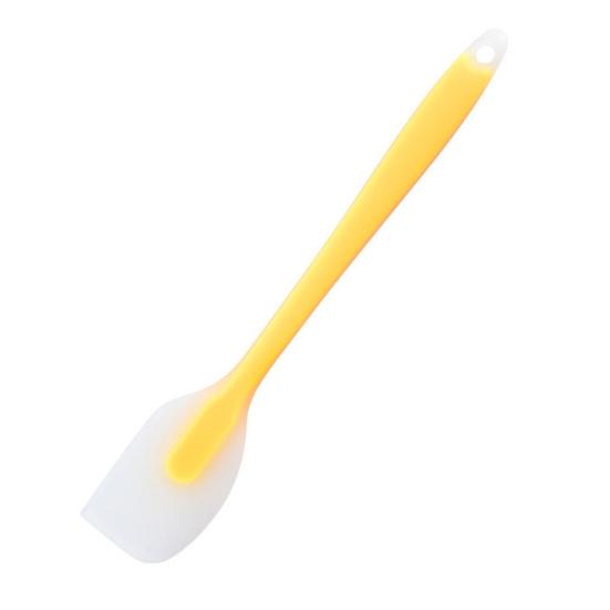Silicone Spatula Heat-Resistant Glass Pot Scraper for Baking Cooking Non-Stick Dishwasher Safe Essential Kitchen Tool for Mixing Spreading