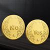 Moonlight Silver Edition YES/NO Commemorative Coin Decision Coin Relief Coin Commemorative Medal Decision Lucky Love Coin
