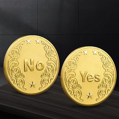 Moonlight Silver Edition JA/NEIN Gedenkmünze Entscheidungsmünze Reliefmünze Gedenkmedaille Entscheidung Lucky Love Coin