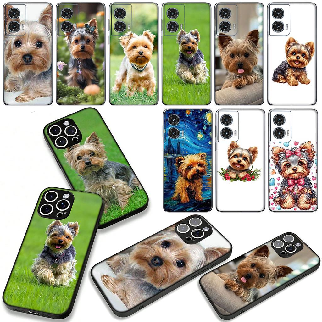 Yorkshire Terrier Yorkie Dog Pet Phone Case for Samsung Galaxy S25 S23 S22 S24 FE Ultra Plus A56 A05 A06 A15 A16 A57 S7 Edge