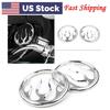 Chrome Flame Speaker Grill Accent Trim Cover for Harley Electra Street Glide Tri