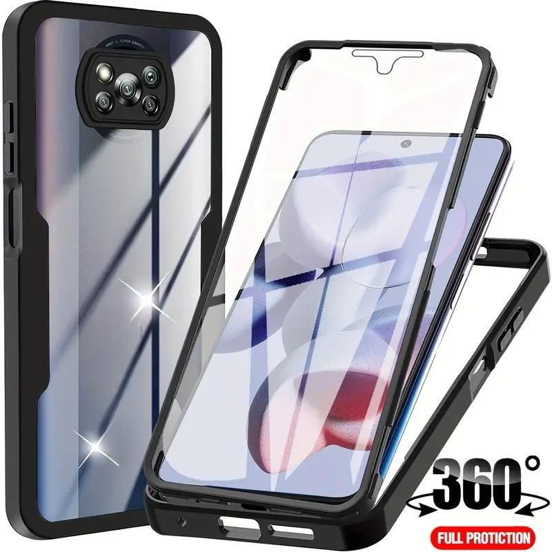 

360 Full Body Case For Xiaomi Redmi Note 9 10 11S 12 13 Pro 5G Dual Layer Shockproof Cover For Redmi 10 10C 12C 13C 9 9A 9C note 12pro plus 5g