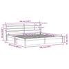 VidaXL Cadre de lit avec tête de lit 180x200 cm bois de pin massif, lit, cadre de lit en bois massif, meuble de chambre à 3306742