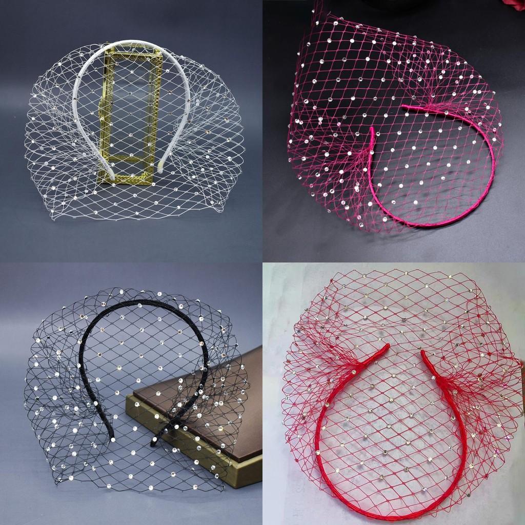 Fashion Headband Mesh With Rhinestone Decoration For Party And Dance Up Dress